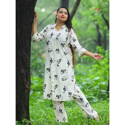 Picture of A TO Z MALL NEW COLLECTION SKIN PRINT SOFT  COTTON TWO PIECE FOR WOMEN