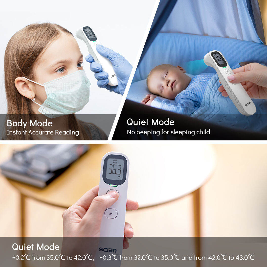 Picture of SCIAN LD-FT-100B Digital Infrared Forehead Thermometer Household Thermometers - White - Int: One size