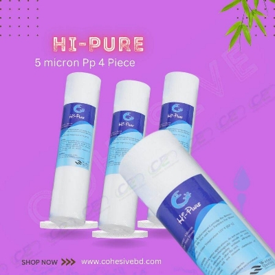 Picture of 04 Pcs Hi Pure Sediment Filter Or Pp Cartridge Filter 100 Gm)-