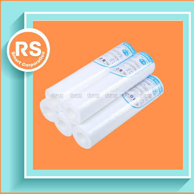 Picture of Water Filter Pp-5 Pcs Pp -1 Micron -100 Gm,Sediment Filter - Cartridge 10"- White-