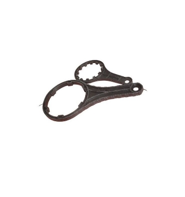 Picture of 10" Clear Housing 1/2 Haf Inch ( Gift Item 1 Pcs Clam + 2 Pcs Elbow + 1 PP+ 1 Key ) Total Set