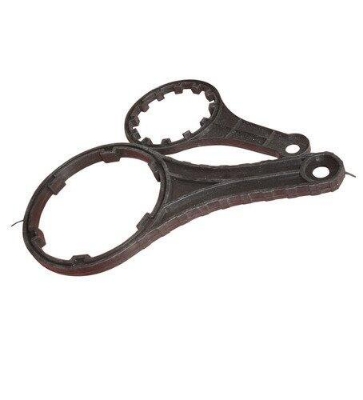 Picture of 10" Clear Housing 1/2 Haf Inch ( Gift Item 1 Pcs Clam + 2 Pcs Elbow + 1 PP+ 1 Key ) Total Set
