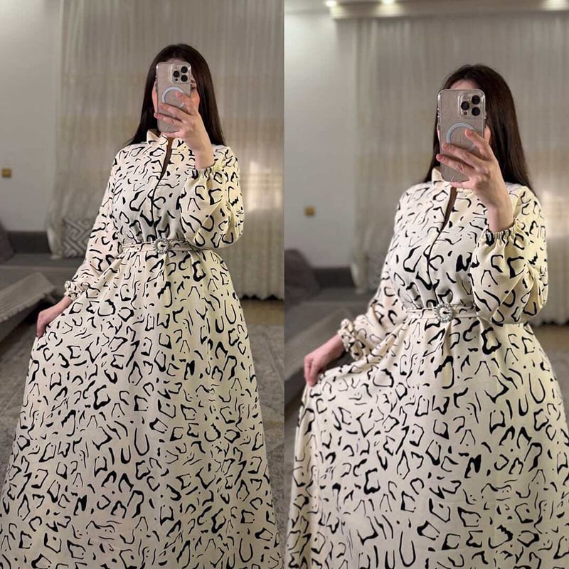 Picture of A TO Z MALL New Collection Skin Print er New Dhamaka Gawon dress For Women  Irani silk With Skin print(44)