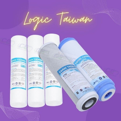 Picture of Water Filter Accessories Sediment Filter Pp (1 Micron)-3 Pcs 100 Gm , Cto Net Carbon-1 Pcs And 10" Udf Box Carbox-1 Pcs (5 Pcs Package), Brand-Cohesive