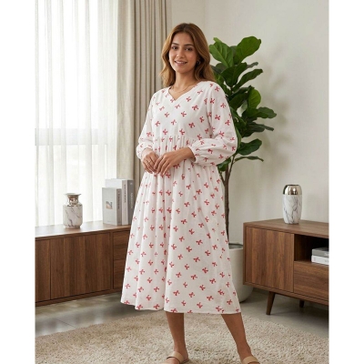 Picture of A TO Z MALL NEW COLLECTION Print Gown New Exclusive Designed 1piece long kurti For Stylish Women(44)