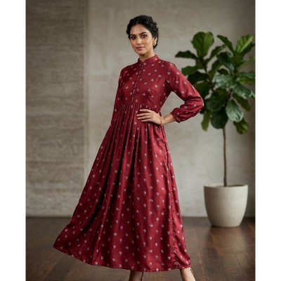 Picture of A TO Z MALL NEW COLLECTION Print Gown New Exclusive Designed 1piece long kurti For Stylish Women(44)