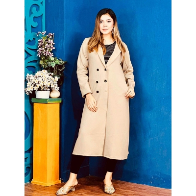 Picture of A TO Z MALL Readymade Stylish And Comfortable Fashionable Winter Long Coat For Women(Int: One size)