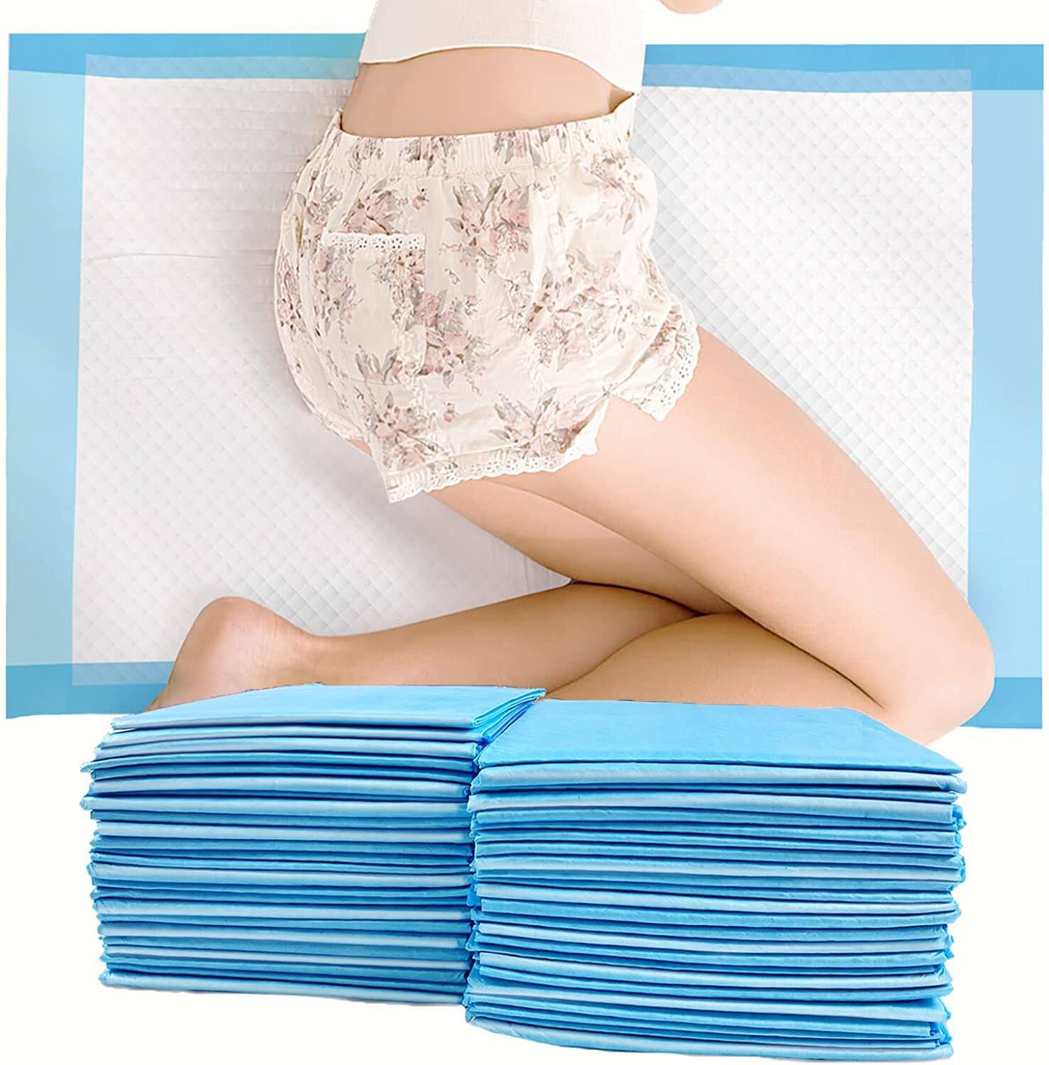 Picture of Underpads for Adults & Baby 10 Pieces 60 X 90 cm - Blue - Int: One size