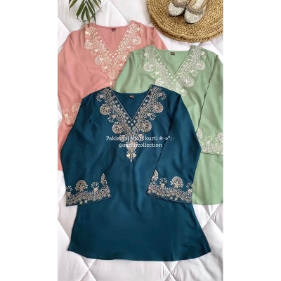 Picture of A TO Z MALL NEW COLLECTION READYMADE ONE PIECE   BODY PURE COTTON WITH JORI AMBODARY  WORK(44)