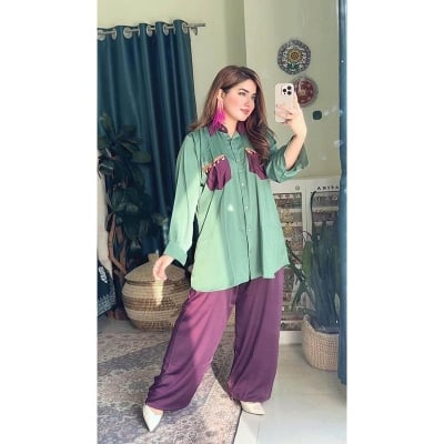Picture of A TO Z MALL NEW COLLECTION LAHORI SHART TWO PIECE  JAMA SALWOR(44)