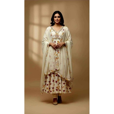Picture of A To Z Mall New collection Readymade Made by Lilen fevric With sequenceWork Three Piece For girls