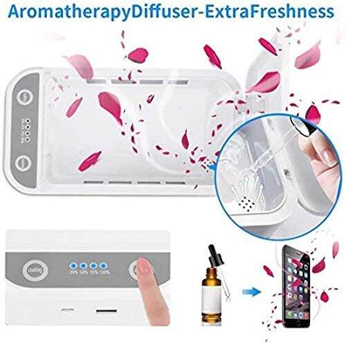 Picture of Led Uv Sterilizer Box - 99% Clean Anything Within 5 Mins - Portable Multi-Function Electric Cleaner Case Box for Cell Phone, Jewelry, Pacifier, Watches, Toy, Keys - Int: One size