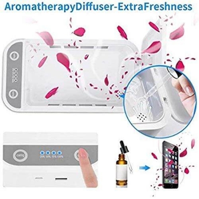 Picture of Led Uv Sterilizer Box - 99% Clean Anything Within 5 Mins - Portable Multi-Function Electric Cleaner Case Box for Cell Phone, Jewelry, Pacifier, Watches, Toy, Keys - Int: One size