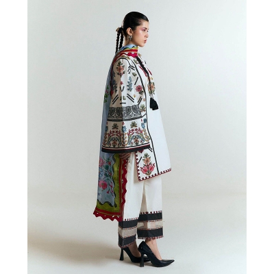 Picture of A To Z Mall New Collection Readymade Made By Micro Stich Digital Print Febric Three Piece For girls