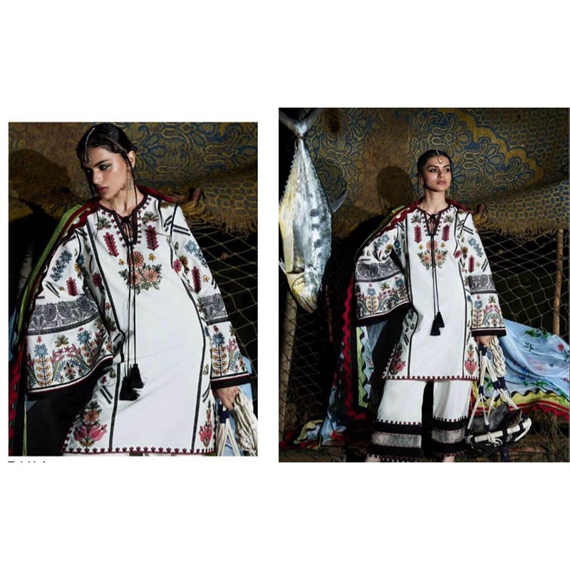 Picture of A To Z Mall New Collection Readymade Made By Micro Stich Digital Print Febric Three Piece For girls