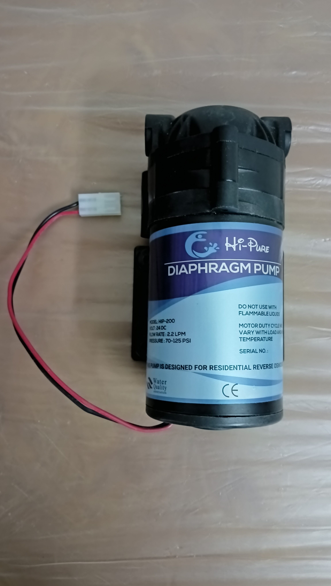 Picture of Water Filter Ro-75Gpd Motor -Brand-Easy Pure - Black
