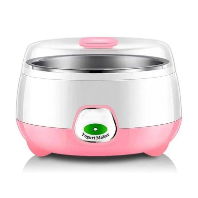 Picture of Automatic Doi Maker Premium - High-Quality ABS and PP - 1L Capacity - 220-240V/50Hz - 15W - Automatic Electric Yogurt Maker Doi Maker KM-1030 - Pink