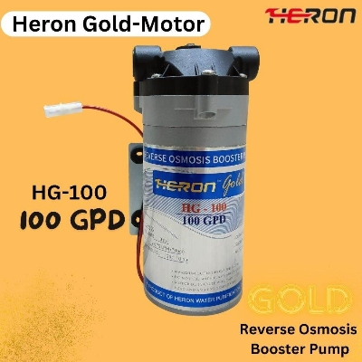 Picture of Water Filter Ro-100 GPD Motor -Brand-Heron Gold. - Silver