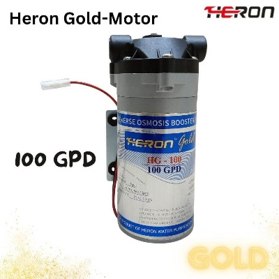 Picture of Water Filter Ro-100 GPD Motor -Brand-Heron Gold. - Silver