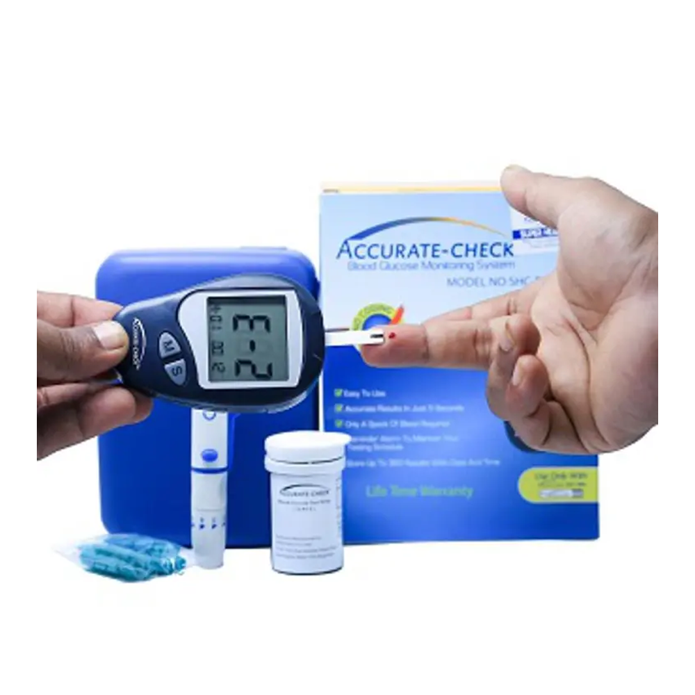 Picture of Accurate Check SHC BG202 Blood Glucose Monitoring Diabetes Machine - Int: One size