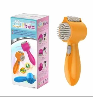 Picture of 4-In-1 Head Massager Electric Massage Roller Pounding Vibration Hammer Neck Lumbar Massage Relaxation Scalp Massage Comb Gift - Multicolor - Int: One size