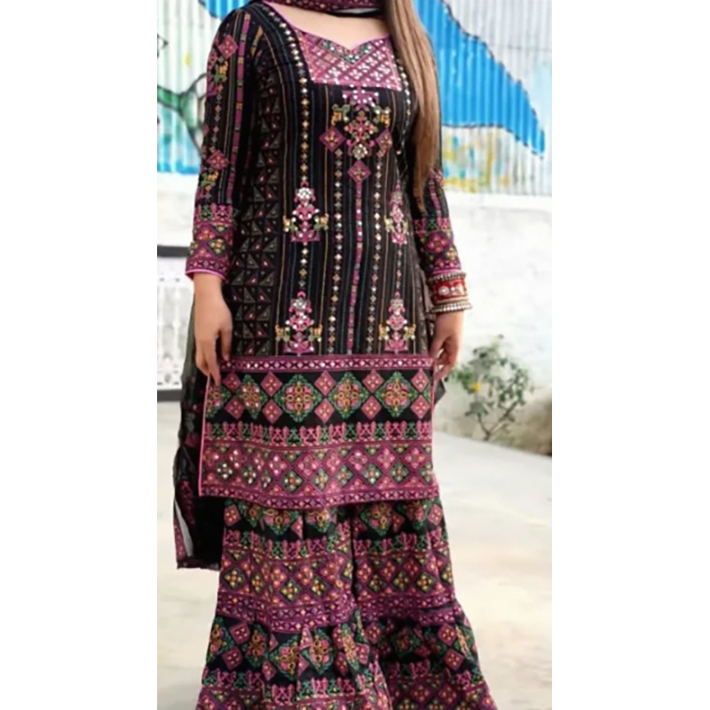 Picture of Readymade Stylish And Comfortable Ghararah Three Piece For Women