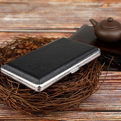 Picture of Metal Cigarete Case Box Holds 10 Cigaretes-Metal Cigarete Case Box Holds 10 Cigaretes