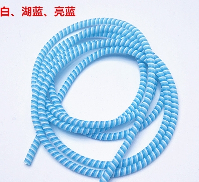 Picture of USB Cable Protector (spiral) For Charging Cable And Earphone 1.4m Only Protector no cable no gift-Blue