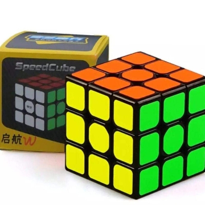 Picture of 3D Puzzle Game Ribiks Cube-Multicolor