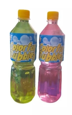 Picture of Bubble Refill Solution 400ml for Bubble Machine, Bubble Gun Blower-Multicolor