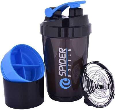 Picture of Stay Hydrated and Energized with the Spider Shaker Bottle Perfect for Gym - A Convenient Way to Mix Protein Shakes and Keep Going Through Your Workouts-Multicolor