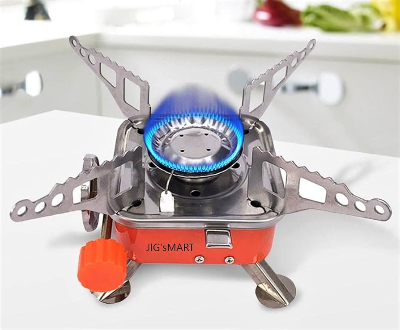 Picture of Mini Portable Camping Gas Stove – Foldable and Windproof-Multicolor