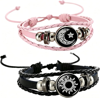 Picture of Sun & Moon Couple Bracelet set 2 piece-L