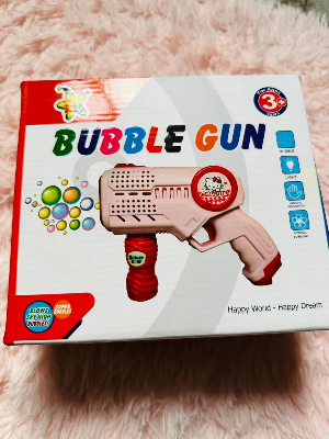 Picture of Bubble Toy Gun Blaste 6 Hole Automatic Electric Bubble Toys Gun-Multicolor
