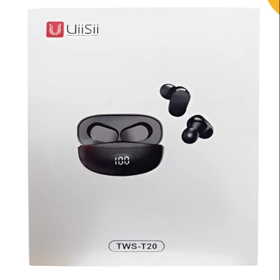 Picture of Uiisii Tws-T20 true wireless earbuds design for ultimate freedom-Black