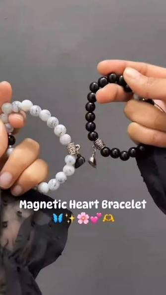 Picture of Magnetic Distance Bracelets For Couples Or Close Friends 2 piece-L