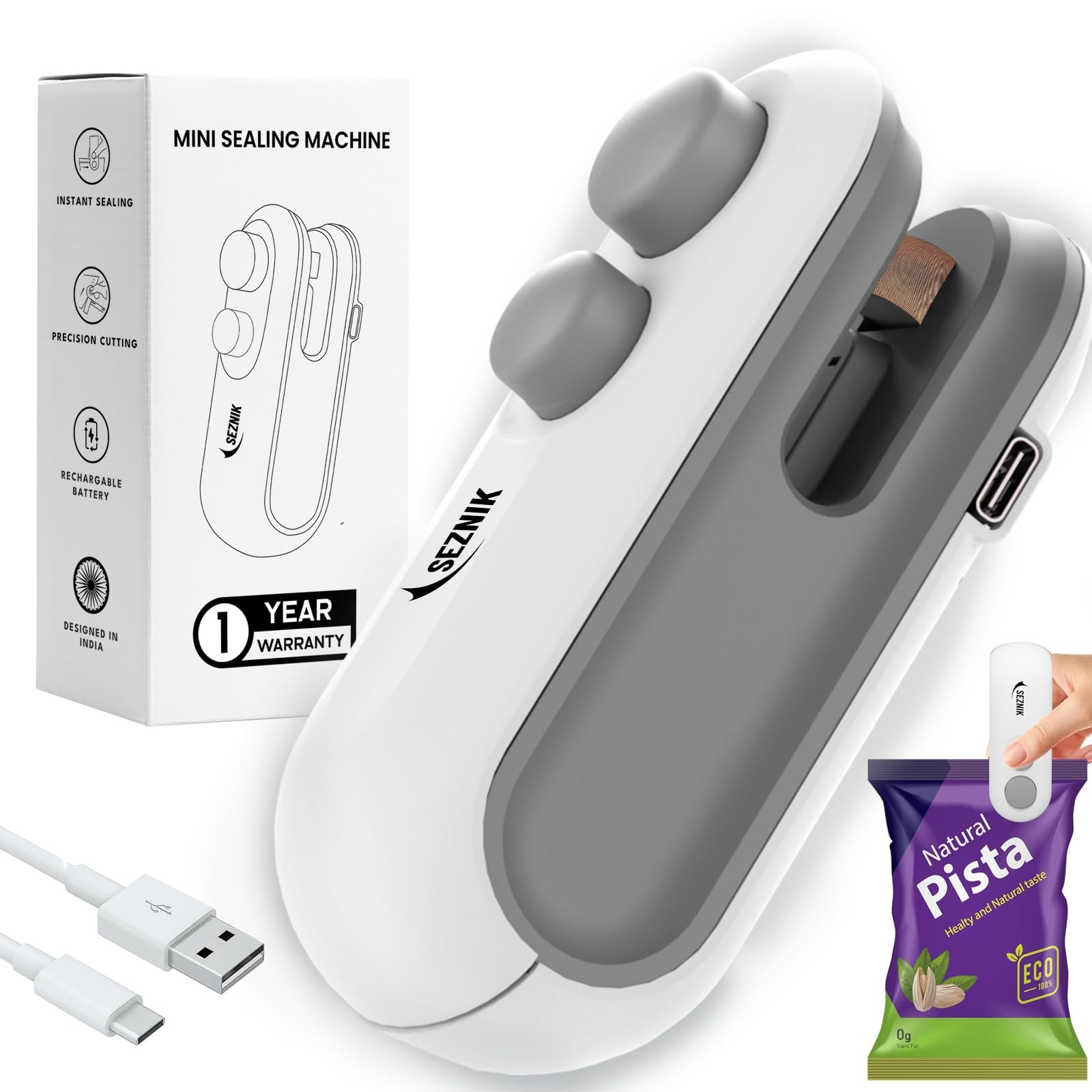 Picture of Portable Mini Sealing Machine-Multicolor
