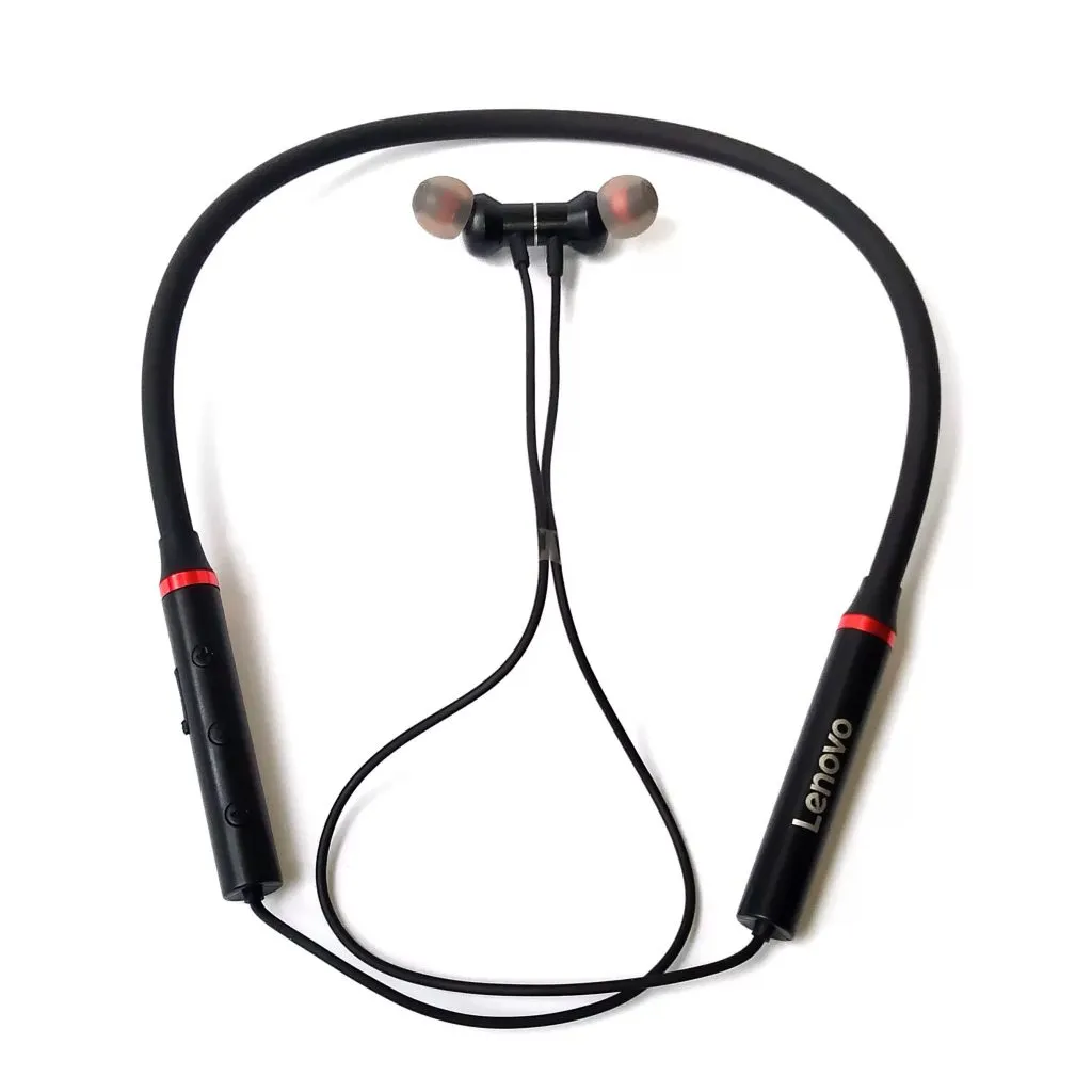 Picture of Lenovo HE05X Bluetooth 5.0 Wireless Earphones Magnetic Neckband Waterproof Stereo Headset-Black