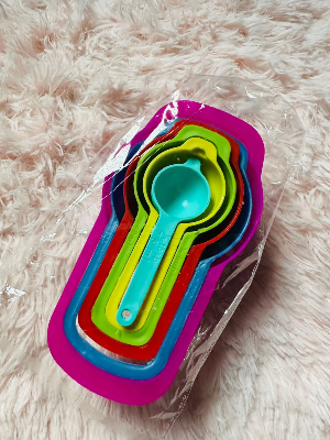 Picture of Measurement Cup Set 6Ps - Multi Color - Make Measuring Ingredients Easy With This Colorful Set Of Measurement Cups-Multicolor