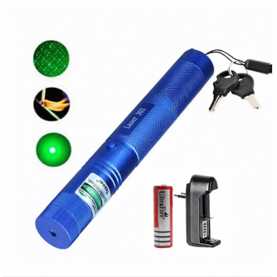 Picture of Laser Pointer Rechargeable Green Adjustable Burn Match-Multicolor