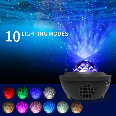 Picture of Galaxy Projector Star Starry Sky LED Night Light,Projector Bluetooth Speaker-Multicolor