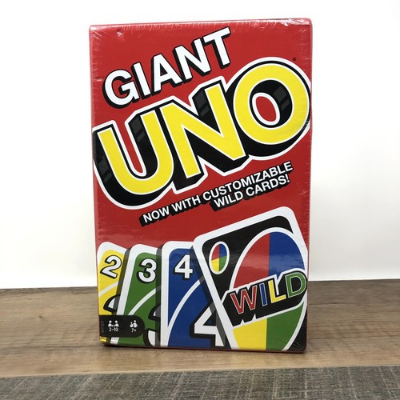 Picture of Giant UNO Card Game Play-1pcs - Multicolor-Multicolor