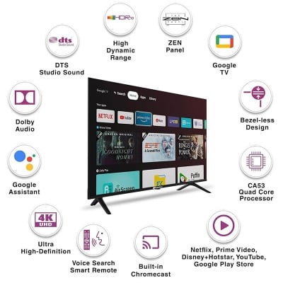 Picture of 32 inch 8GB RAM Android Smart tv Voice Command