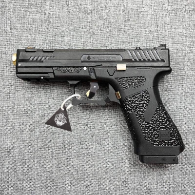 Picture of Taran Tactics GLOCK Blowback P'is'tol Toy Gun Shell Ejecting, Metal Shooting Pi'st'ol, Air Pi'sto', glock auto shell ejection blowback toy - Black
