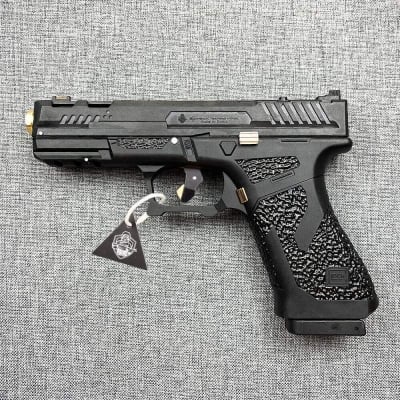 Picture of Taran Tactics GLOCK Blowback Pis-tol Toy Gun Shell Ejecting, Metal + Nylon  Shooting Pis-tol - Black