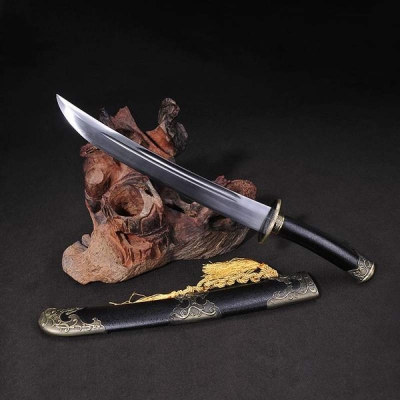 Picture of Manganese Steel Sword - Weapon Defense Sword - Ancient Sword Short Sword - Showpiece Sword - Silver