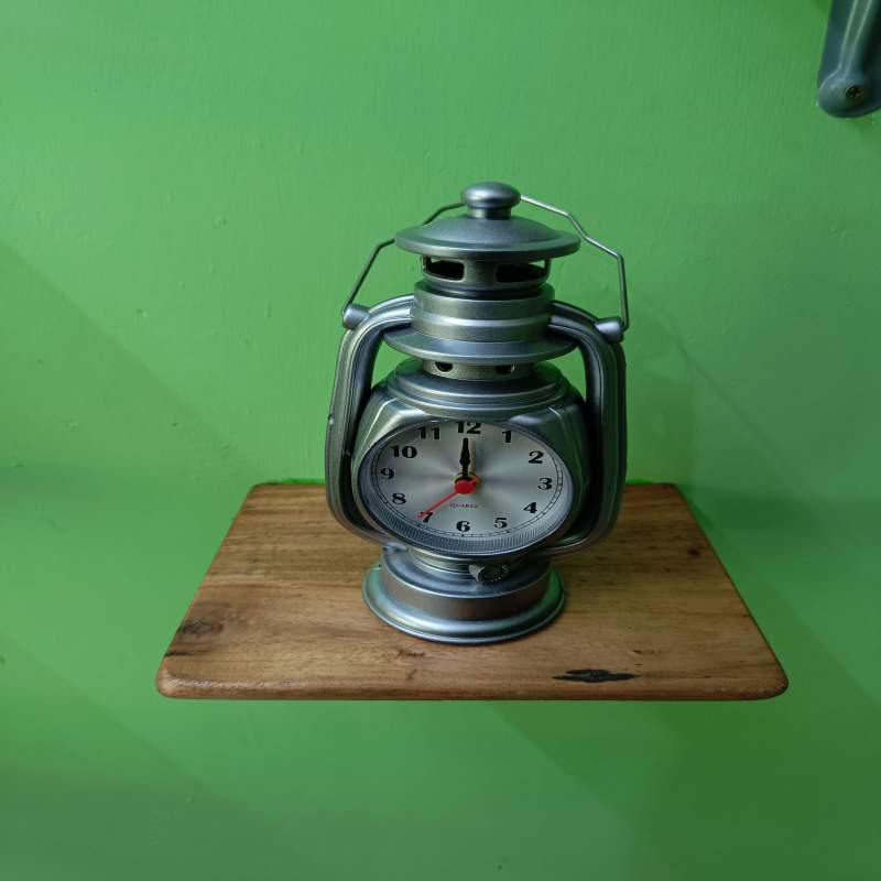 Picture of Hurricane Table Clock - Alarm Clock - Hurricane Design Alarm Clock - Silver