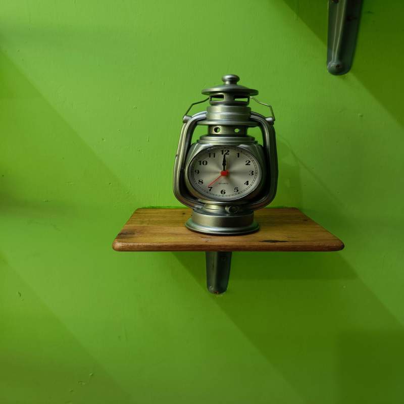 Picture of Hurricane Table Clock - Alarm Clock - Hurricane Design Alarm Clock - Silver