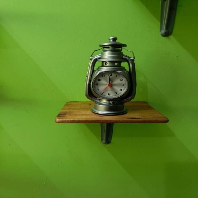 Picture of Hurricane Table Clock - Alarm Clock - Hurricane Design Alarm Clock - Silver