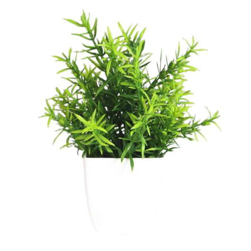 Picture of Artificial  Grass - Table Desk Decoration Plants - Plastic Tree and grass - Artificial Green Tree - Rosemary potted - Green